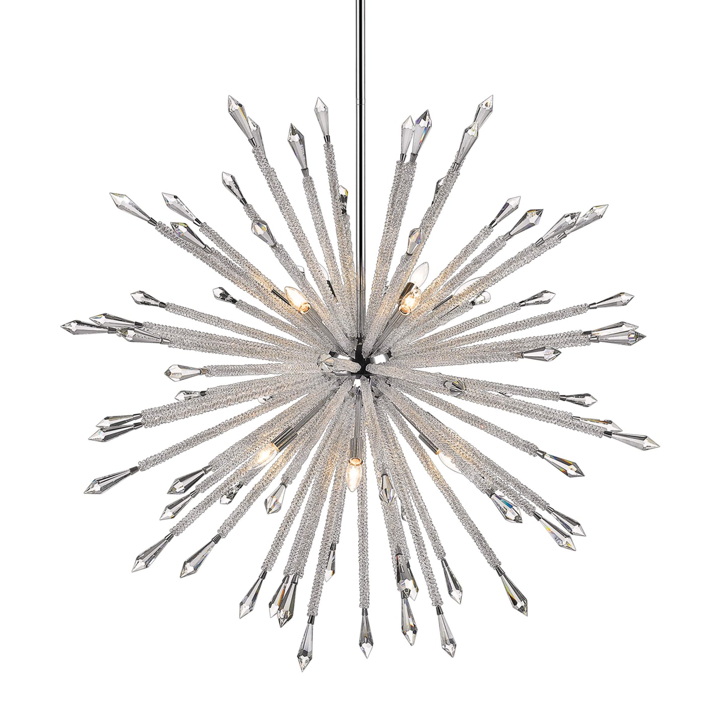 Soleia 12 Light 47" Wide Crystal Sputnik Chandelier