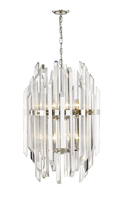 Bova 12 Light 23" Wide Crystal Chandelier
