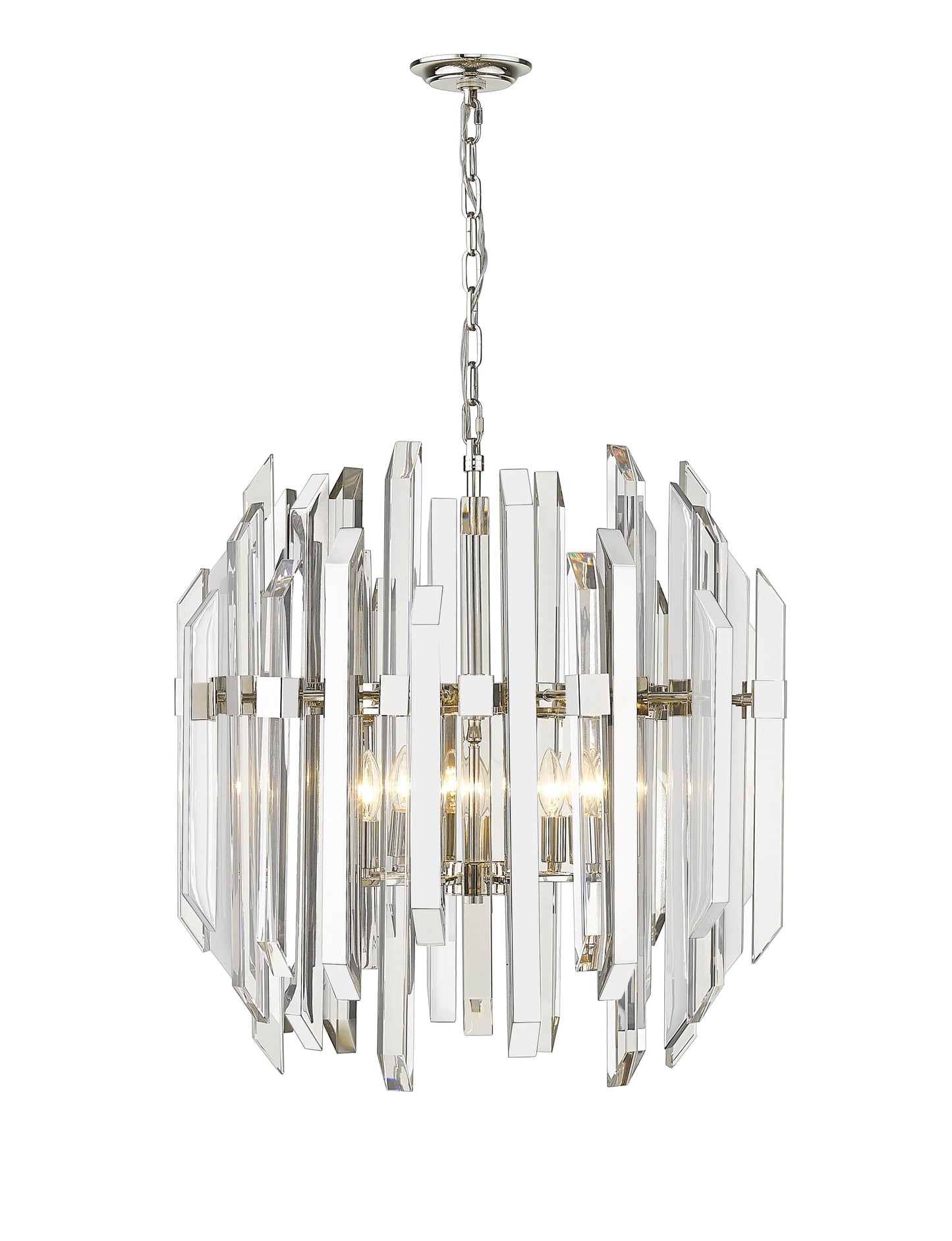Bova 6 Light 26" Wide Crystal Chandelier