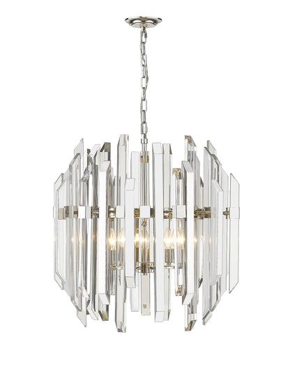 Bova 6 Light 26" Wide Crystal Chandelier