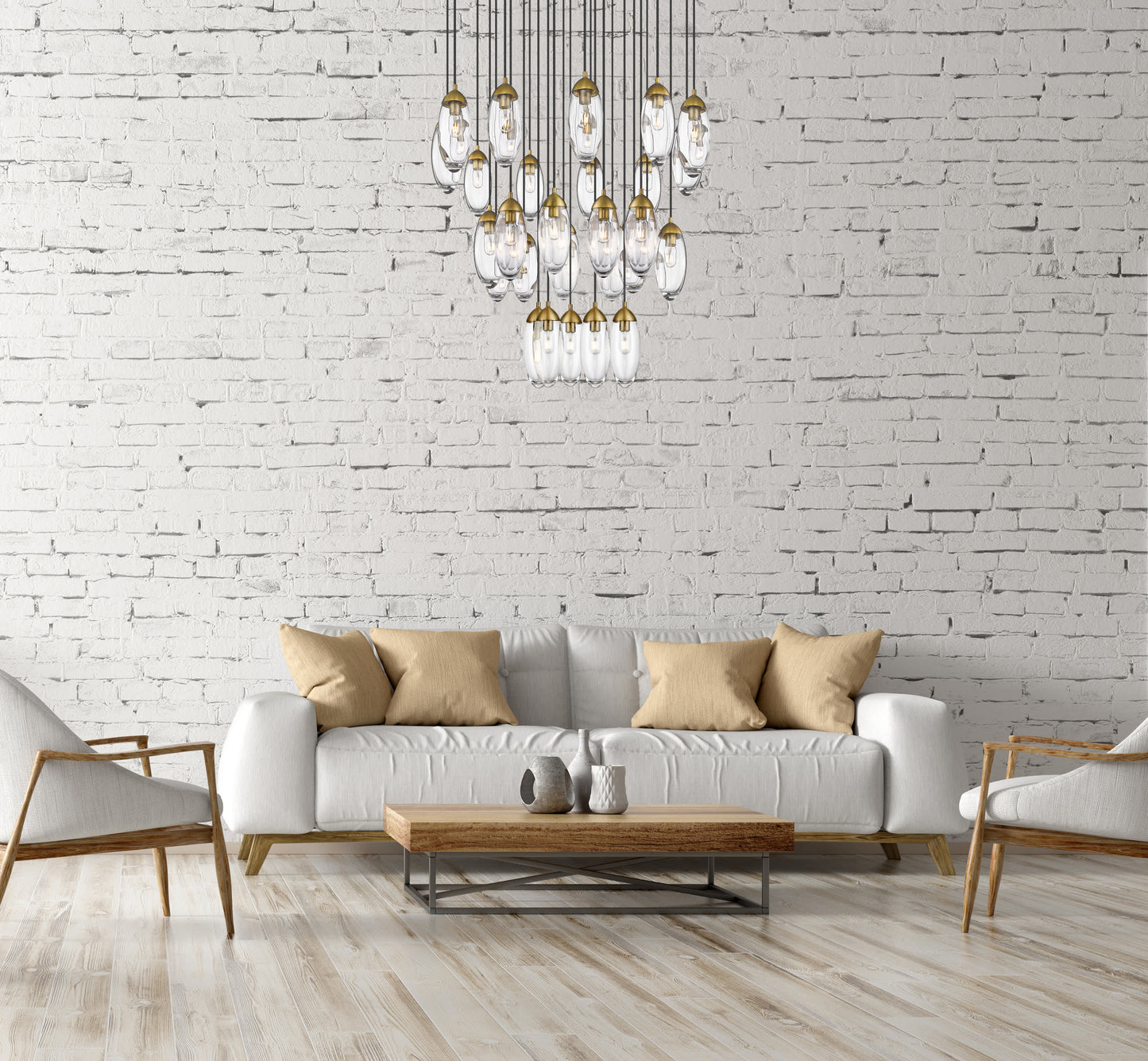 Arden 27 Light 36" Wide Suspension Multi Light Pendant