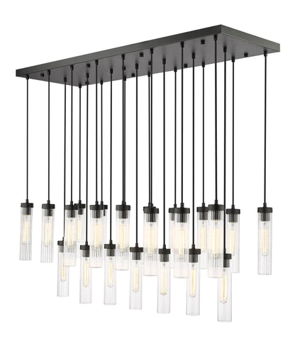 Beau 23 Light 54" Wide Suspension Linear Pendant