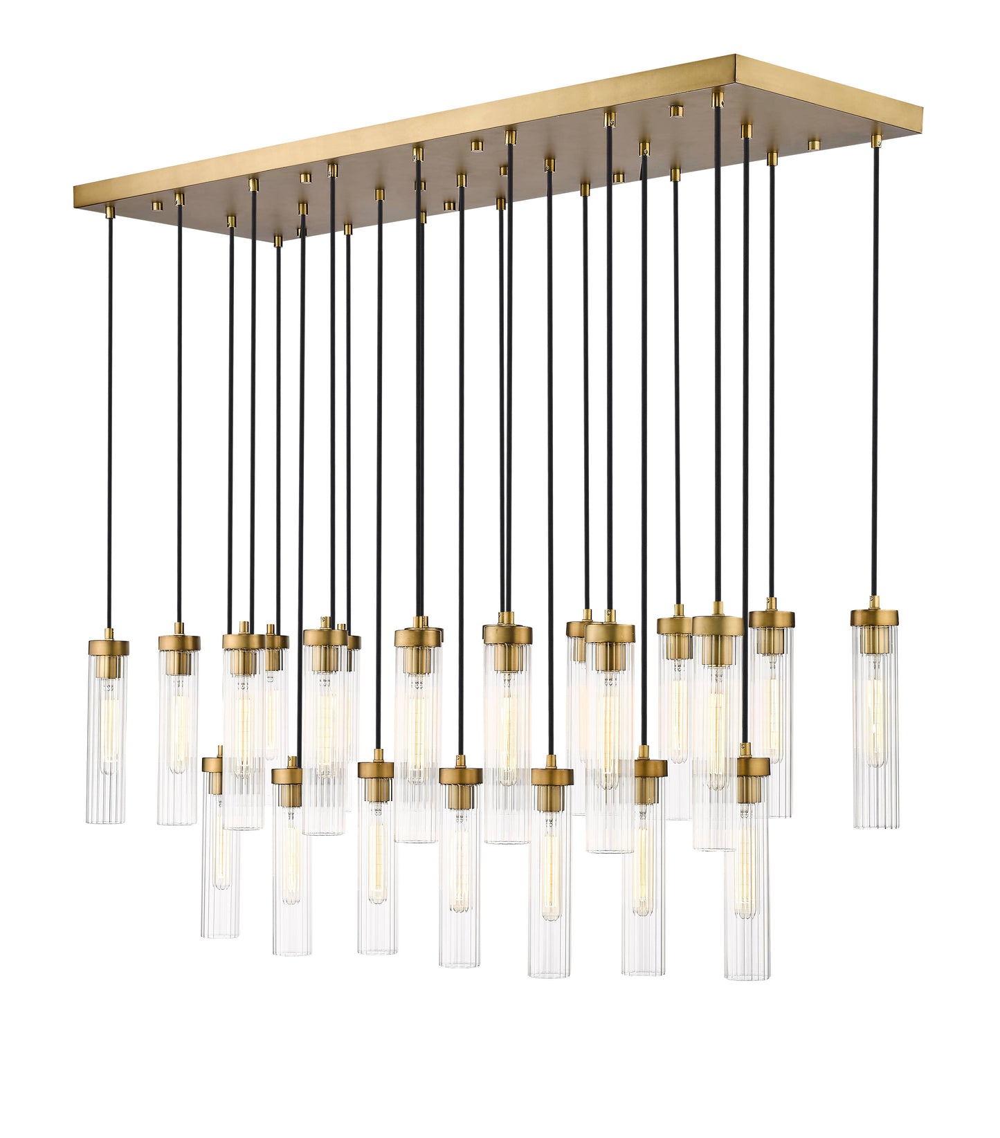 Beau 23 Light 54" Wide Suspension Linear Pendant